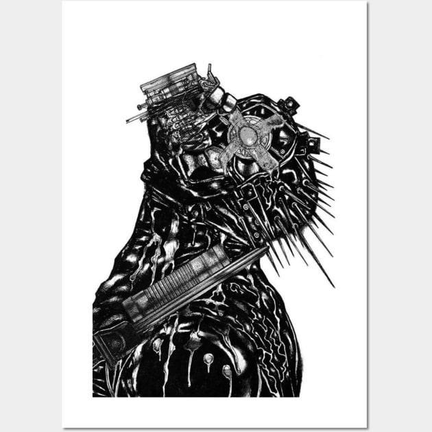 Dorohedoro Kaiman Wall Art by Charlie_Vermillion